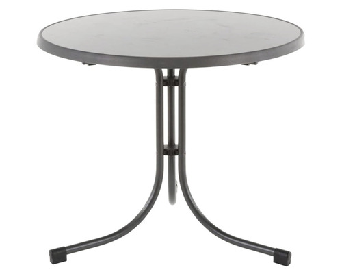 Záhradný stôl kovový PIZARRA okrúhly ø 85 cm
