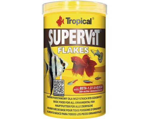 Vločkové krmivo pre ryby Tropical SuperVit 1 l