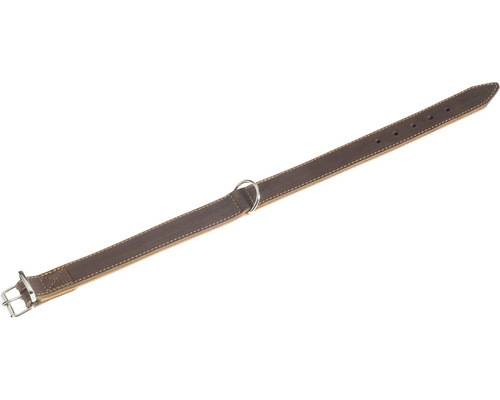Obojok pre psy Karlie Rondo kožený veľ. L 27 mm 52 cm hnedý