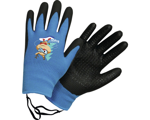 Detské záhradné rukavice EUGENE-IT 6-8 rokov 1 pár modré