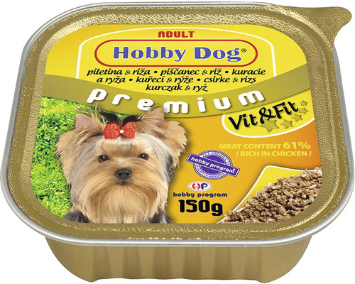Krmivo pre psy Hobby Dog kuracie/ryža 150 g