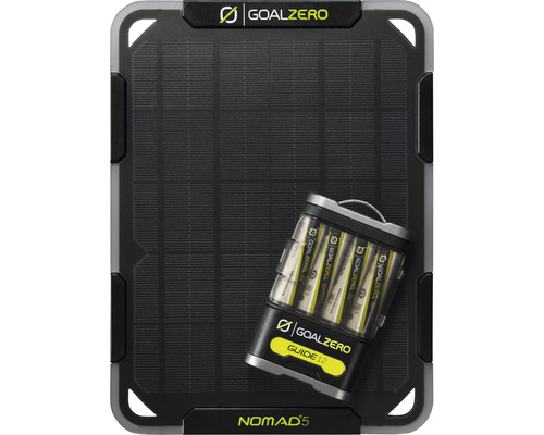Nomad Solar Kit Goal Zero Guide 12 3700-142 na cestách pozostávajúci z Nomad 5 + Guide 12
