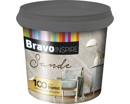 Dekoratívna vnútorná omietka BRAVO SANDE S deko technika S20 1 l