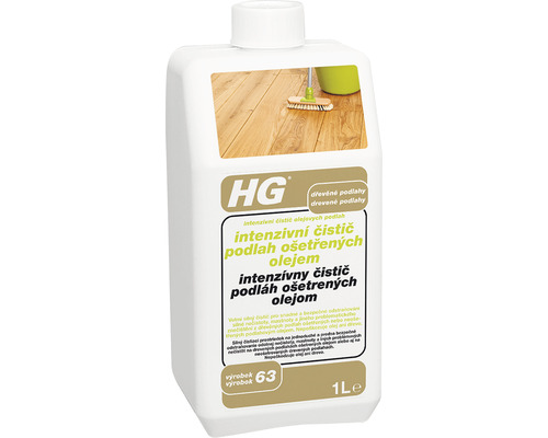 Čistiaci prostriedok HG na podlahy ošetrené olejom intenzívny 1 l