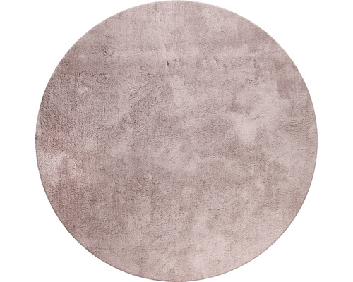 Dekoratívny koberec Shaggy Wellness Ø 160 cm ružový okrúhly
