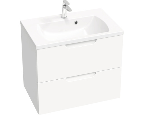 Kúpeľňová skrinka pod umývadlo RAVAK Classic II biela 70 x 58,5 x 45 cm X000001478