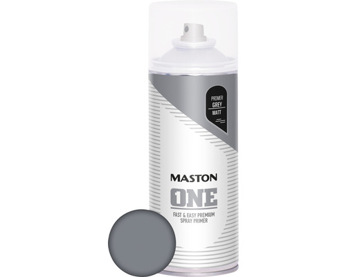 MASTON ONE SPRAYPAINT PRIMER základná farba v spreji 400 ml šedá matná (RAL 8008)