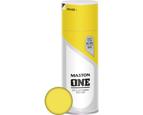 Farba v spreji One Maston repkovo žltá 400 ml