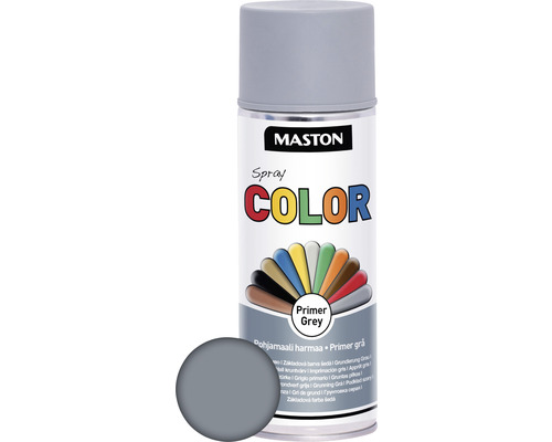 Farba v spreji Maston Color základ sivá 0,4 l