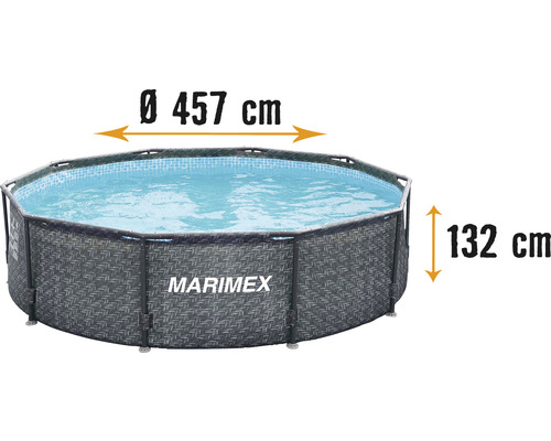 Bazén Marimex Florida 4,57 x 1,32 m bez príslušenstva motív RATAN