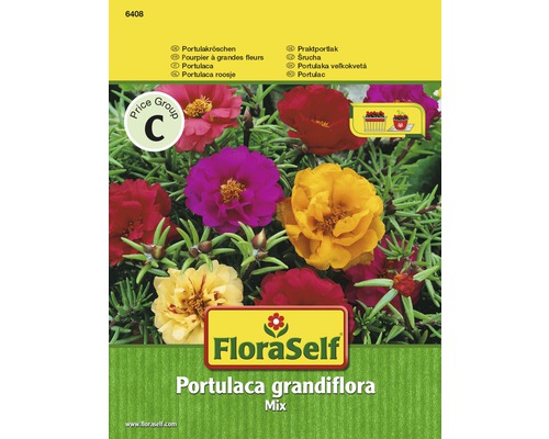 Portulaka veľkokvetá 'Portulaca grandiflora' zmes kvetinových semien FloraSelf