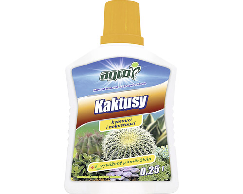 Kvapalné hnojivo pre kaktusy Agro 0,25 l