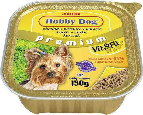 Krmivo pre psov Hobby Dog Junior kuracie 150 g
