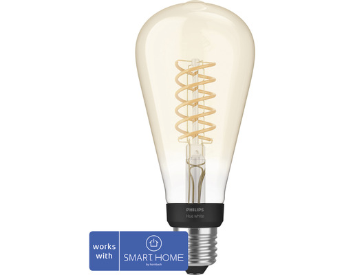 LED žiarovka Philips HUE 8719514279179 E27 7W/40W 550lm 2700K stmievateľná - kompatibilná so SMART HOME by hornbach