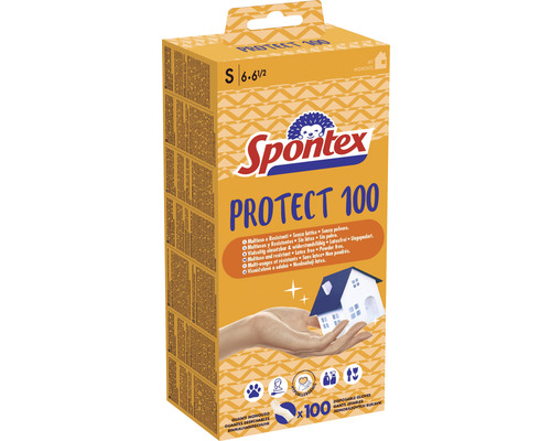 Rukavice Spontex Protect jednorazové veľkosť S 100 ks