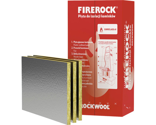 Nehorľavá doska Rockwool Firerock 1000x600x25 mm