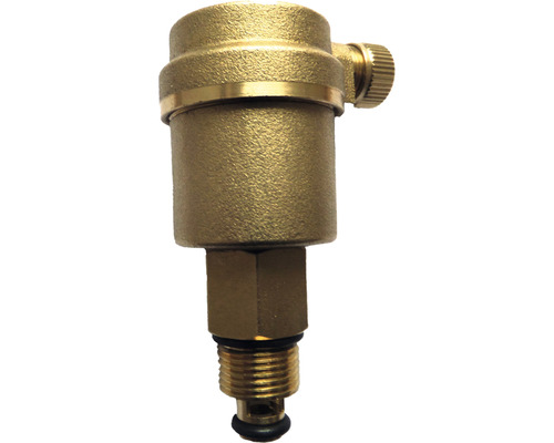 Automatický odvzdušňovací ventil so spätným ventilom, mosadz, 3/8 ", max 12 Bar