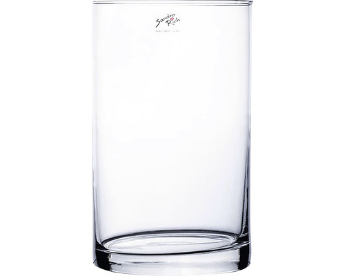 Váza sklenená CYLI valcovitá Ø15 x 25 cm ručná výroba