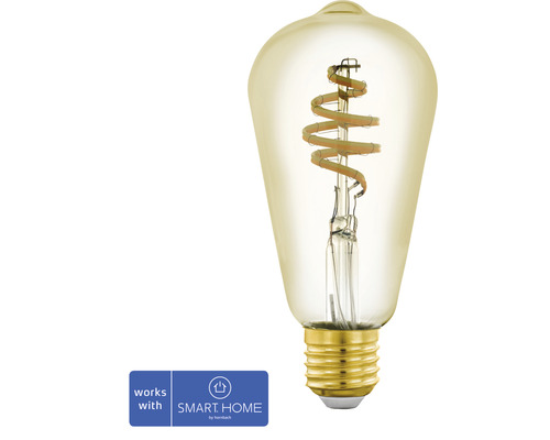 LED žiarovka Eglo Crosslink ST64 E27 / 5,5 W ( 35 W ) 400 lm 2200-6500 K amber