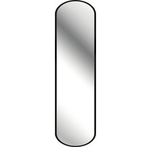 Zrkadlo nástenné oválne 30x120 cm čierne-thumb-0