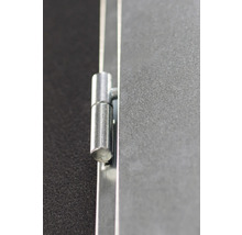 Plechové dvere T40 80L antracit so zárubňou-thumb-2