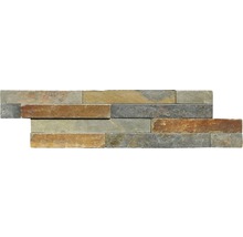 Obkladový kameň SCHIFER bridlica multicolor 15x60 cm-thumb-0