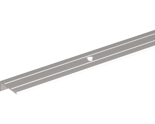 Schodový profil ALU strieborný elox 24,5x20x1, 5 mm, 1 m
