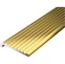 Ukončovací profil ALU zlatý elox 23x6,3x2 mm, 2 m-thumb-0