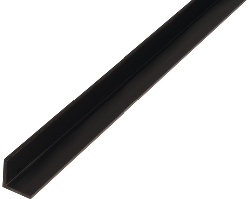 L profil PVC čierny 25x25x1,8 mm 1 m-0