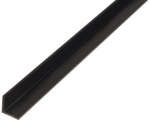L profil PVC čierny 20x20x1,5 mm, 2 m-0