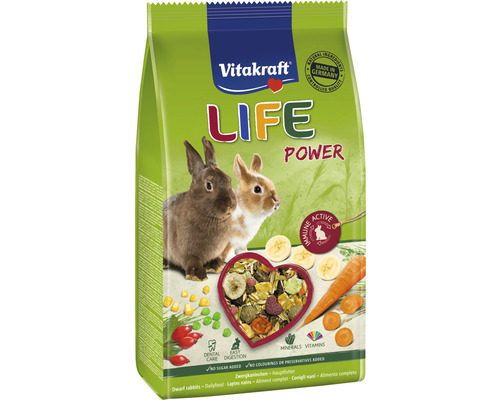 Krmivo pre králiky Vitakraft Vita Life Power 600 g