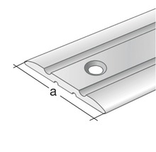 Prechodový profil ALU zlatý elox 25x1,8 mm, 2 m-thumb-1
