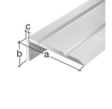 Schodový profil ALU strieborný elox 24,5x20x1, 5 mm, 1 m-thumb-1