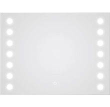 Zrkadlo do kúpeľne Silver Hollywood 80x60 cm-thumb-3