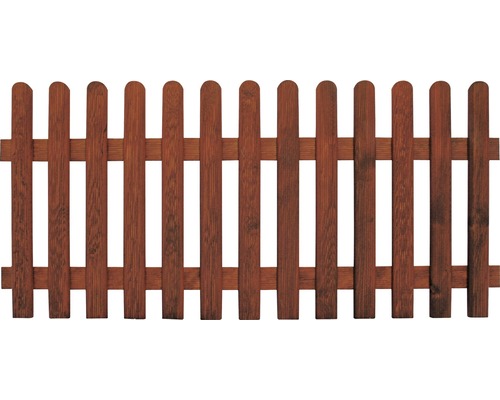 Drevený plot Elba 178 x 85 cm hnedý