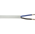 Silový kábel H03 VVH2-F 2x0,75 mm² 20 m biela