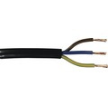 Silový kábel H05 VV-F 3G1 mm² čierny, metrážový sortiment