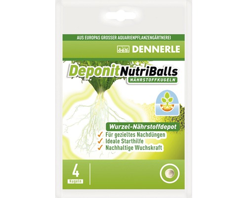 Hnojivo pre akváriové rastliny Dennerle Deponit NutriBalls 4 ks