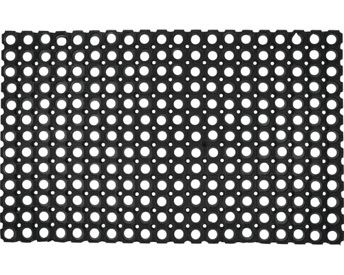 Rohožka pred dvere Domino gumená čierna 50 x 80 cm