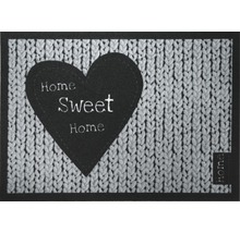 Vnútorná rohožka Home Sweet Home sivá 50 x 70 cm-thumb-0