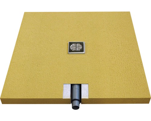 Podlahový sprchový prvok Point 900x900x51 mm vodorovný