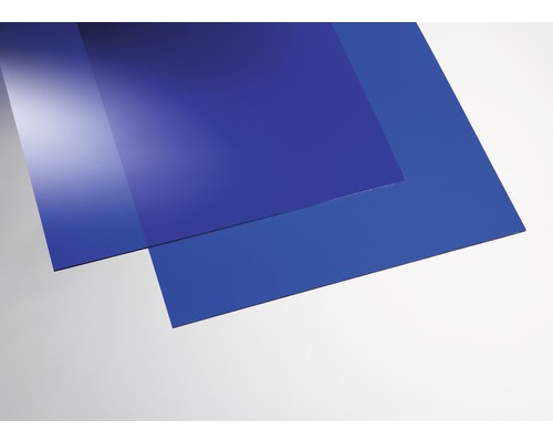 Farebná akrylová doska 3x250x500 mm hladká modrá