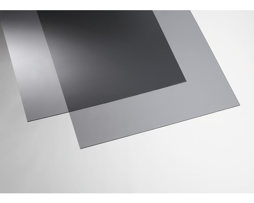 Farebná akrylová doska 3x250x500 mm hladká sivá