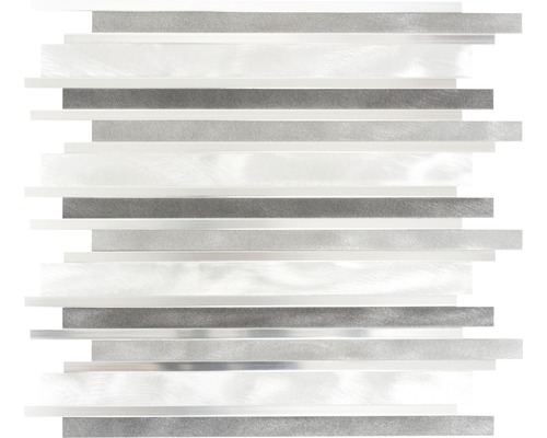 Hliníková mozaika XAM A831 sivá/strieborná/antracit 30 x 31 cm