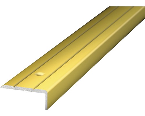 ALU ukončovacia lišta zlatá 24,5x10mm/1 m (predvŕtaná)