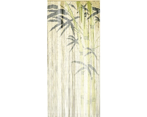 Záves na dvere Kvetiny bambus 90x200 cm