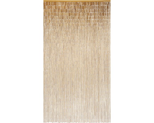 Záves na dvere prírodný dekor, bambus 120x220 cm