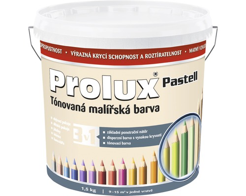 Oteruvzdorná farba na stenu Prolux Pastell béžová 1,5 kg-0
