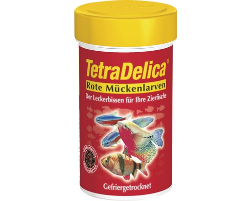 Špeciálne krmivo pre ryby Tetra Delica červené komárie larvy 100 ml