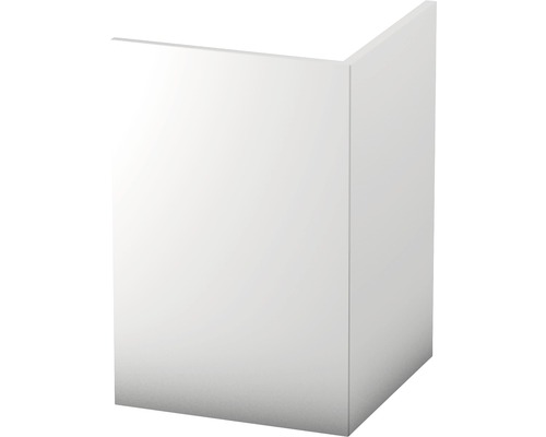 Rohový profil, 30x30mm; 2,5m, biely; tvrdené PVC